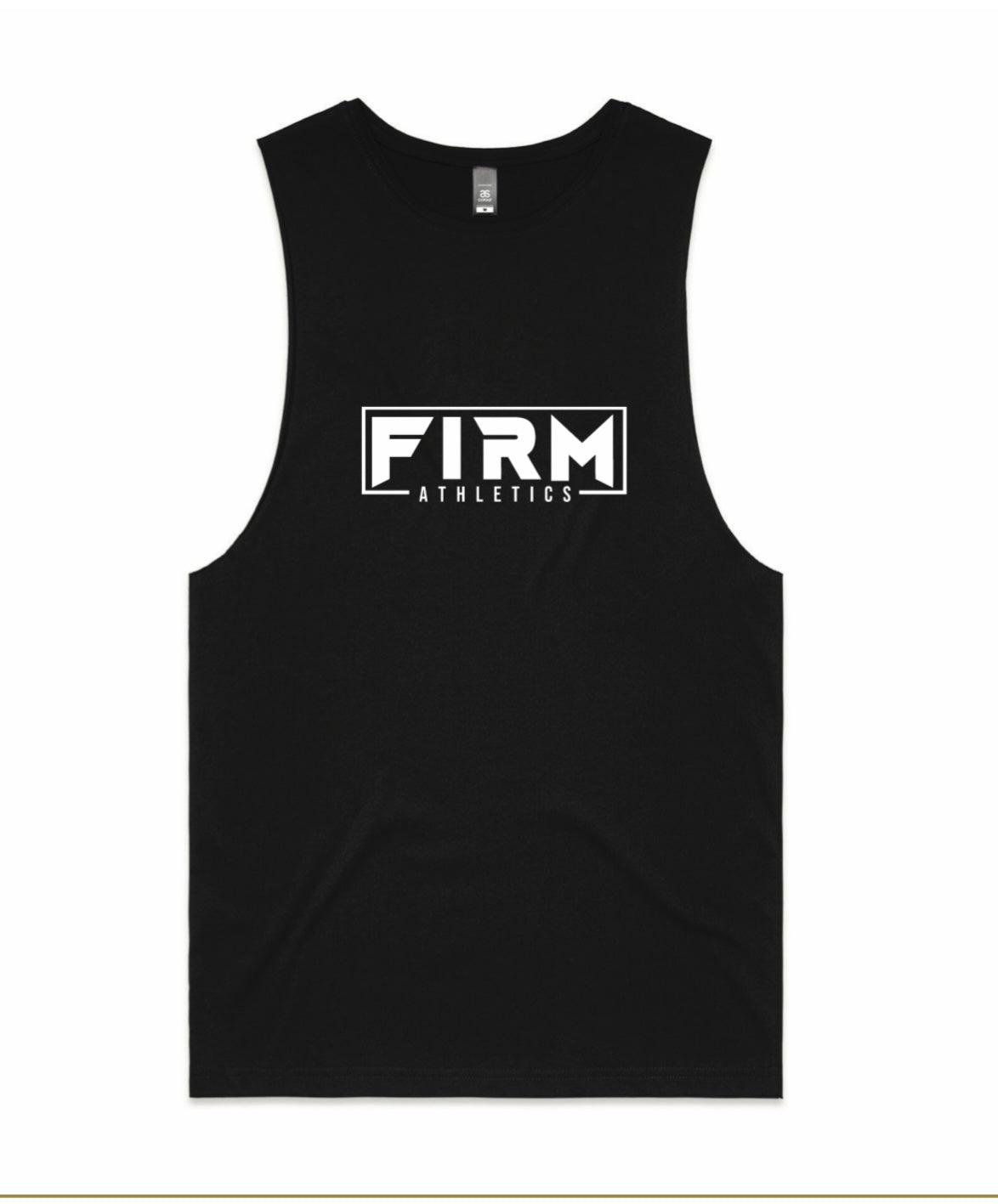 FIRM Black Cutoff Tee